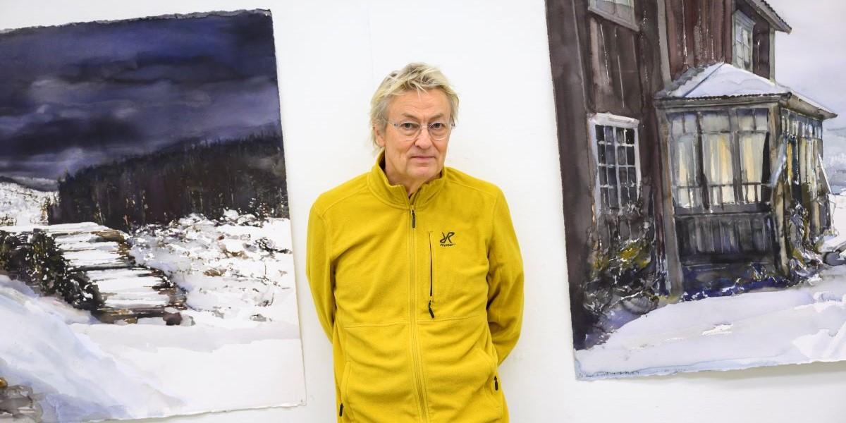 Lars Lerin, aktuell med ny utställning i Stockholm