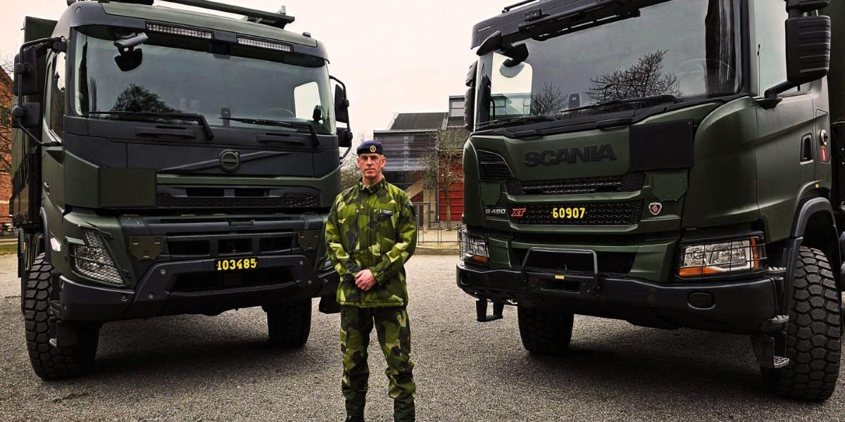Stororder från försvaret till Scania och Volvo