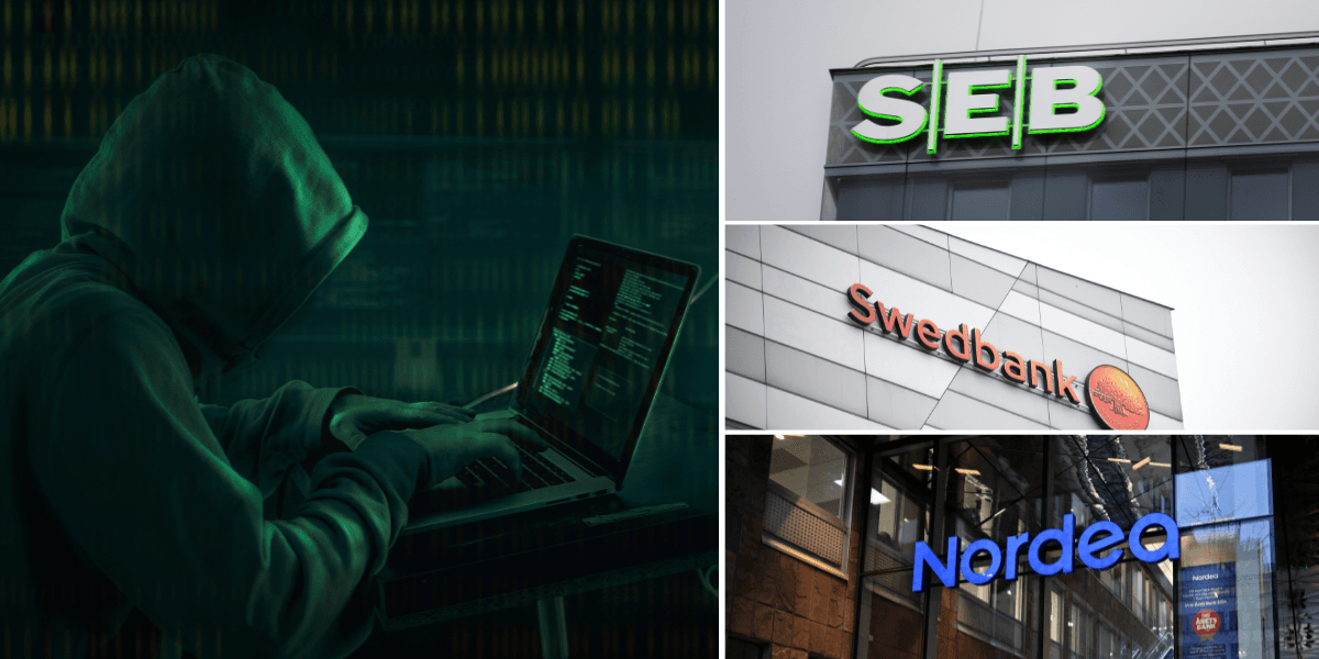 Hackade storbanker