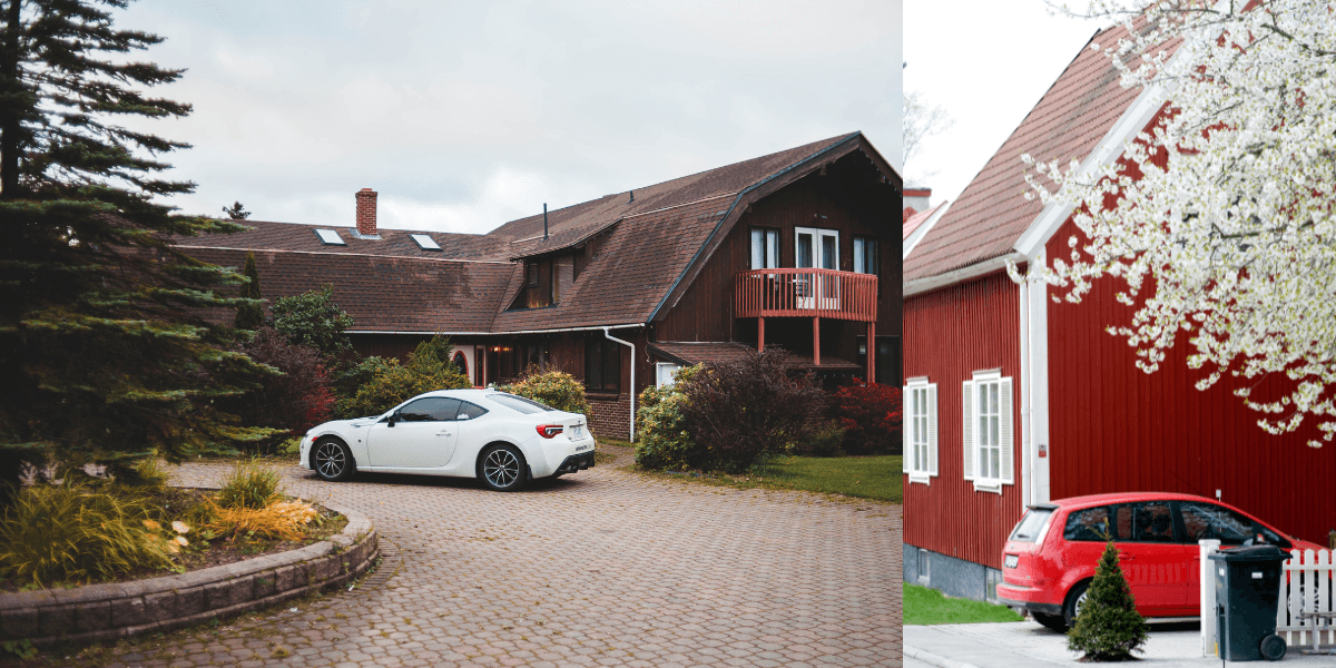 Upprörda röster om parkering i villaområden. (Foto: Getty Images och Henrik Montgomery/TT)