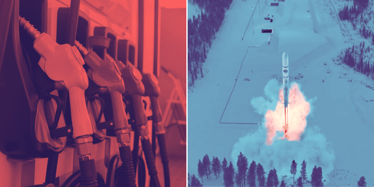 Oljepriset rasar och Norge varnar för svenska raketer som flyger över grannlandet.