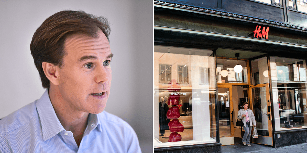 Karl-Johan Persson med familj köper H&M-aktier för nästan 800 miljoner i börsraset. (Kollage: TT)