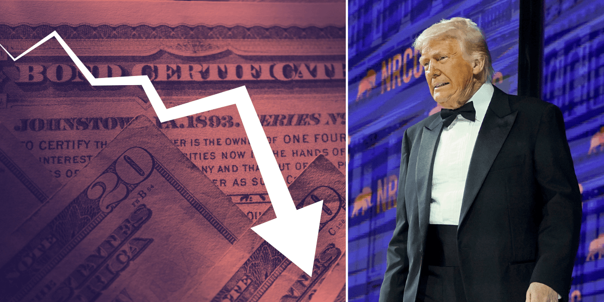 Förtroendet för USA:s ekonomi faller