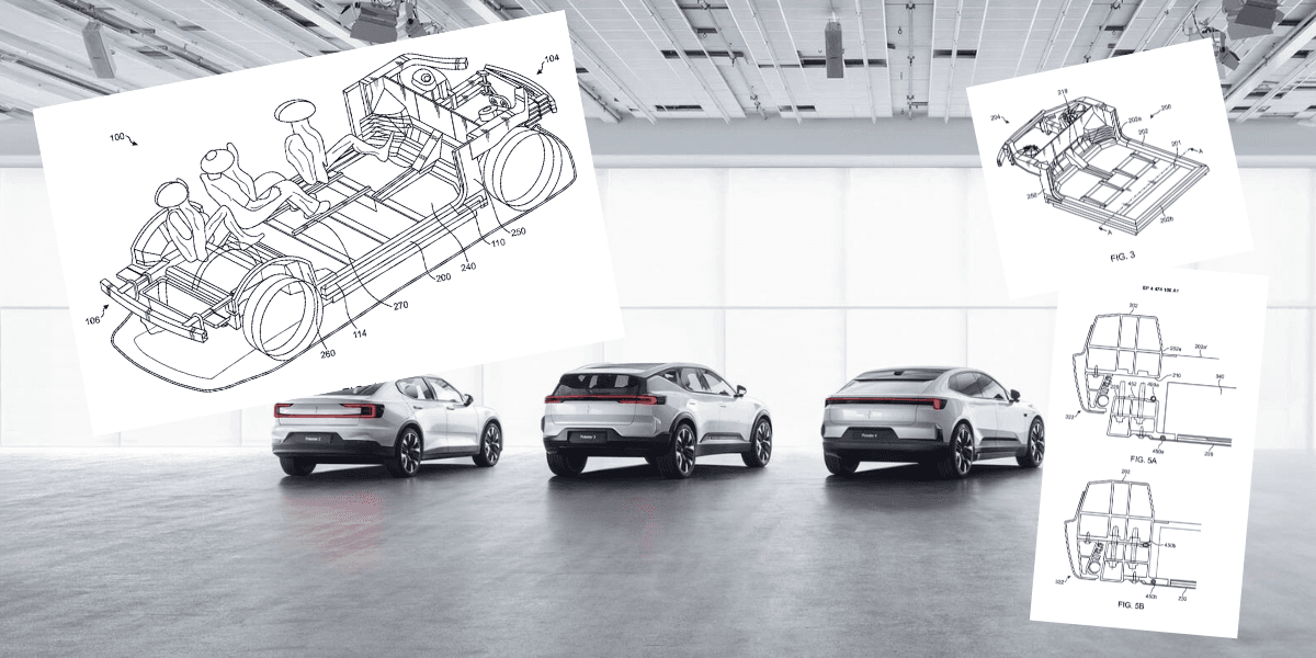 Polestars nya patentansökan lovar en cool framtid. (Foto: Polestar och Espacenet)