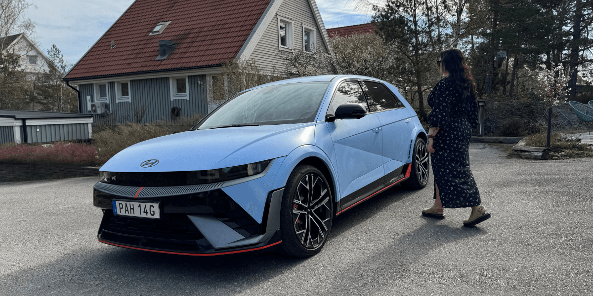 Hyundai Ioniq 5 N provkörd. (Foto: Åsa Wallenrud)