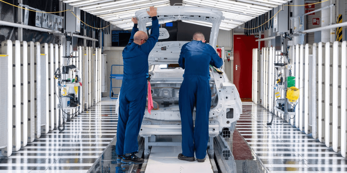 Volvo EX30 byggs nu i Gent. (Foto: Volvo)