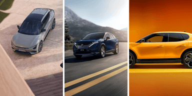 Vilka bilar ska du titta på i stället för en Tesla Model Y? (Foto: Ford, Kia och Nissan)