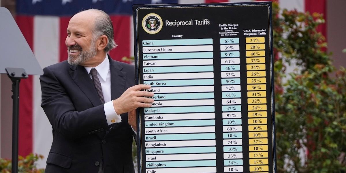USA:s handelsminister Howard Lutnick vill att teknikprylar ska tillverkas på hemmaplan.