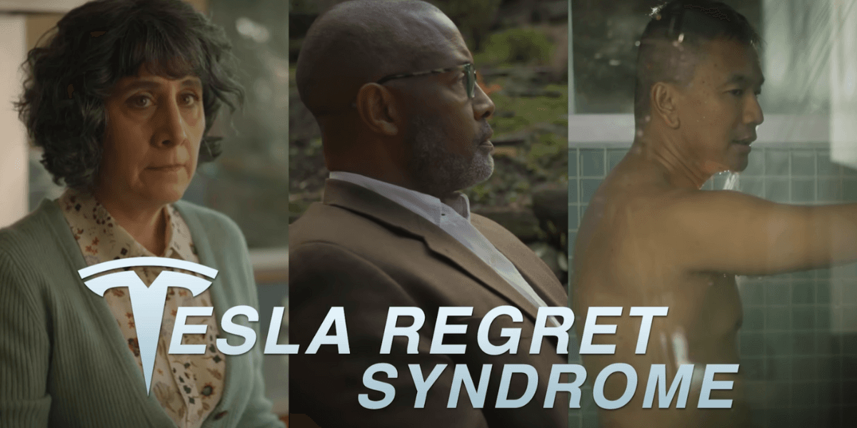 En humoristisk reklamfilm som hånar Tesla ägare och ger förslag på hur man kan gå vidare. (Foto: Troublemakers Youtube)