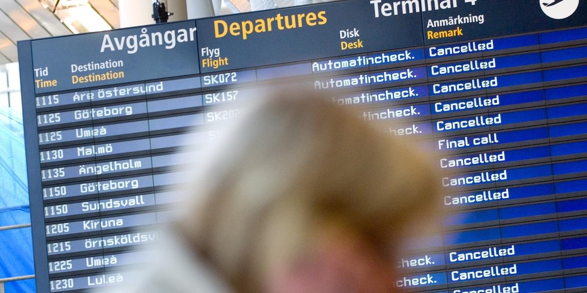 Finnair ställde in 80 flyg på grund av flygstrejker. (Foto: Johan Nilsson)