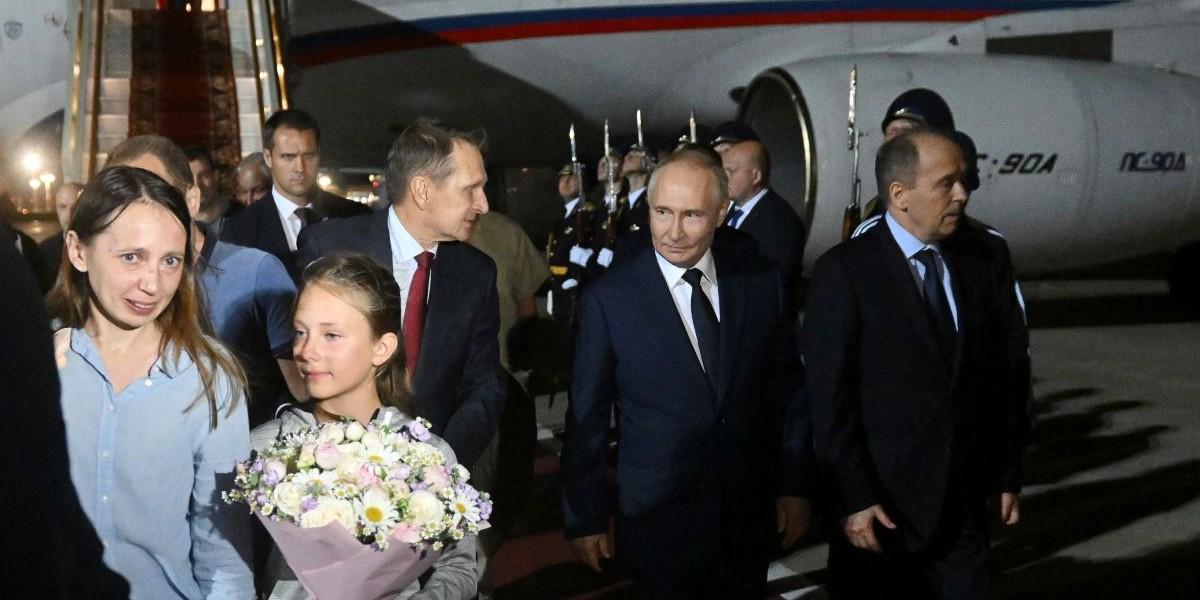 Utlämnad från Norge togs emot av Putin