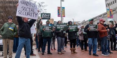 Pensionssystem protest