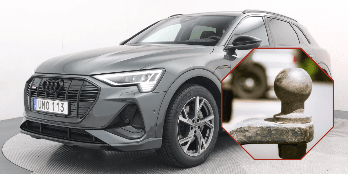 Montera dragkrok på en Audi visade sig vara problematiskt. (Foto: Carla och Canva)