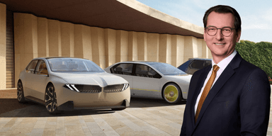 BMW Neue Klasse med Milan Nedeljković. (Foto: BMW)