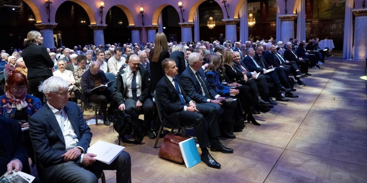Aktieägandet i Sverige har nått nya rekordnivåer. Bild från Industrivärdens bolagsstämma.