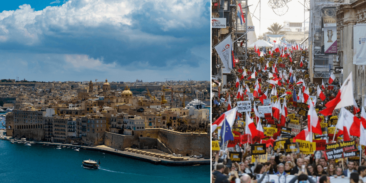Malta protest