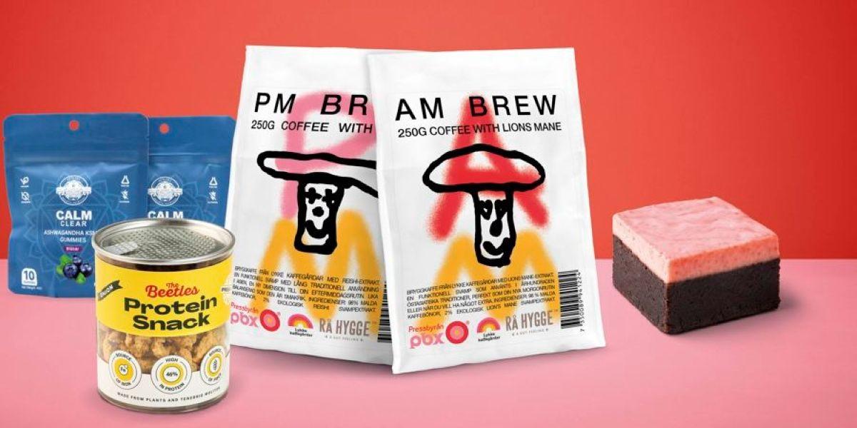 Svampkaffe och insektssnacks nyheter