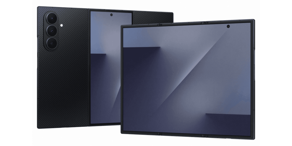 Sjukt cool vikbar telefon. (Foto: Samsung)