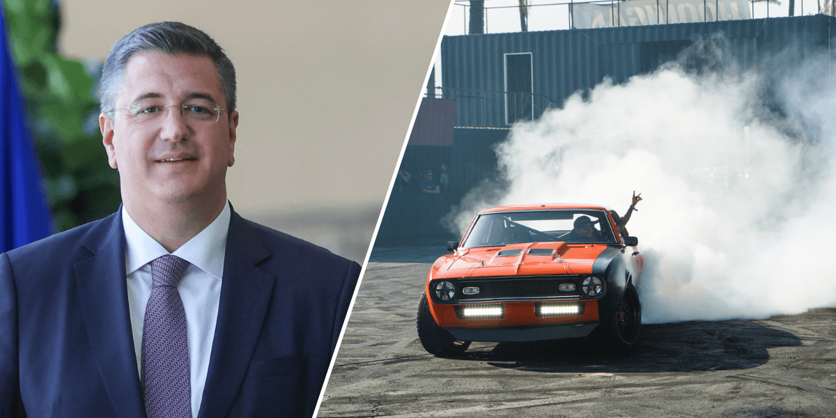 Transportkommissionären Apostolos Tzitzikostas öppnade nyligen för att även framtida bensin- och dieselmotorer kan få grönt ljus. (Foto: John Thys/AP/TT och Canva)