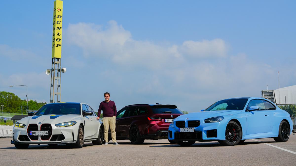 omslagsbild bmw m3 cs, m3 competition touring, och m2