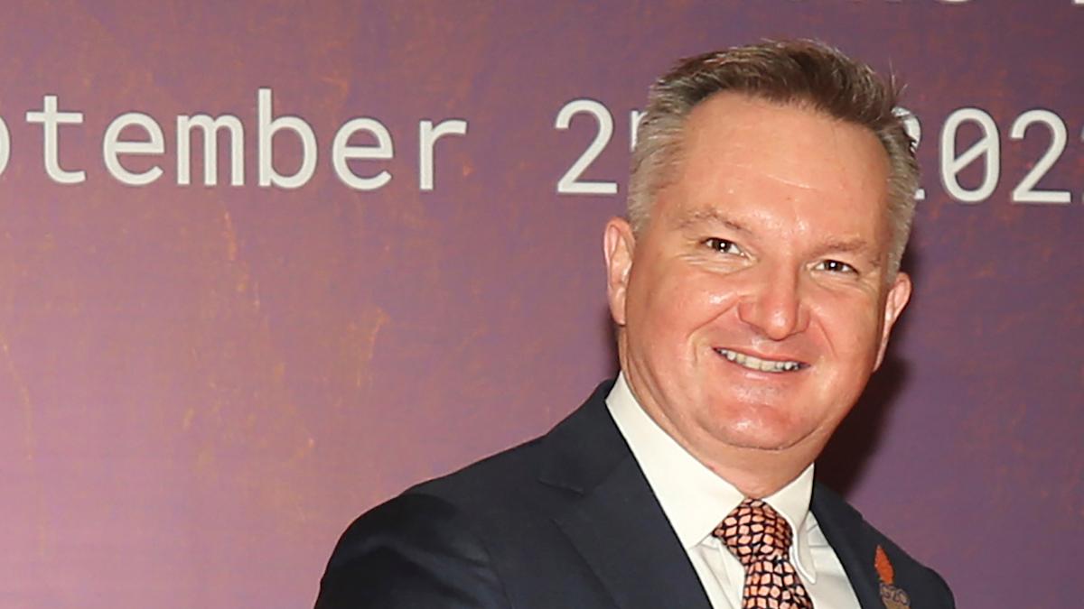 Chris Bowen, minister för klimatförändringar och energi i Australien