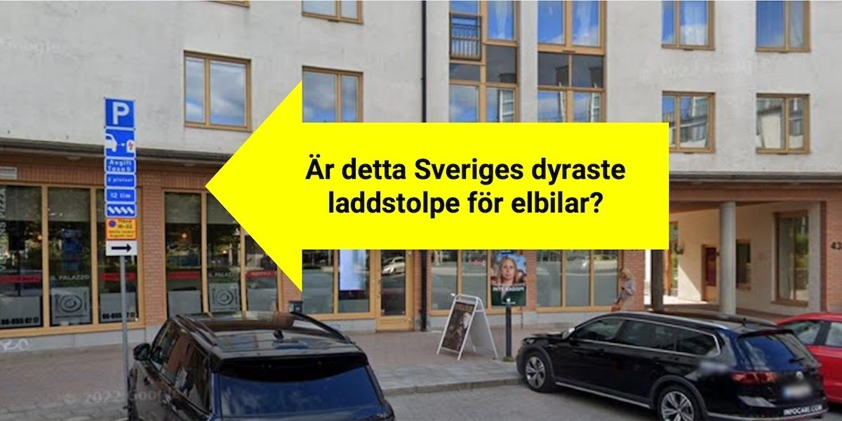 Skräcknotan för laddning av elbilen – Sveriges dyraste laddstolpe?