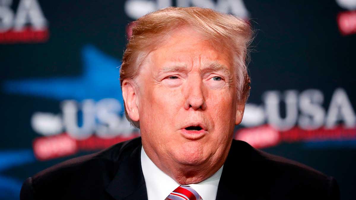 President Donald Trump har för stunden avvisat nya sanktioner mot Ryssland trots att USA:s FN-ambassadör Nikki Haley i söndags sade att det var på gång under måndagen. (Foto: TT)