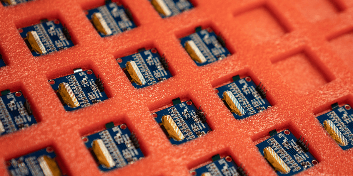 Bild på microchip.