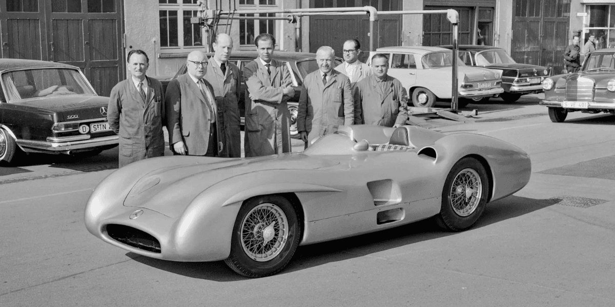 Det här var innan bilen var helt klar. (Foto: Mercedes-Benz)