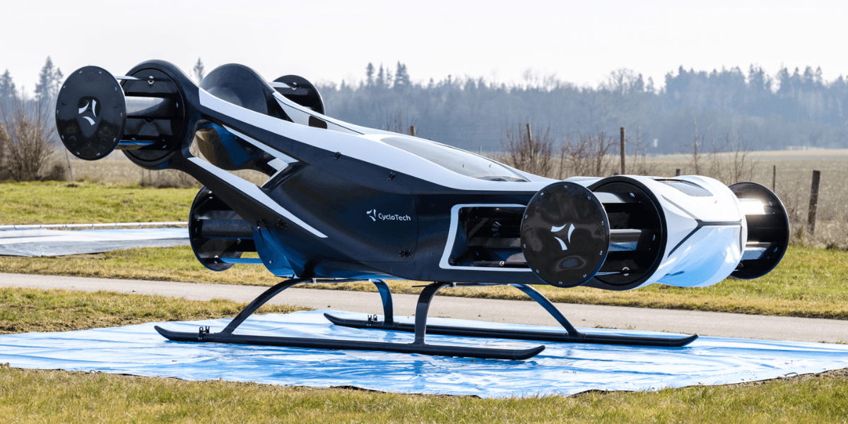Den här udda saken är CycloTech’s BlackBird Demonstrator. (Foto: CycloTech)