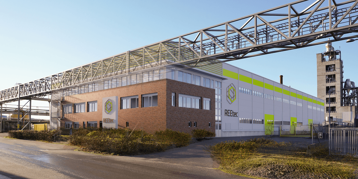 Reetecs fabrik på Herøya i Norge är redo att separera sällsynta jordartsmetaller