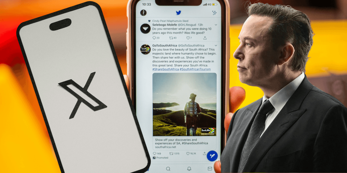 Följ med på resan från Twitter till X. (Foto: Daddy Mohlala och Kelly Sikkema on Unsplash och Investopedia)