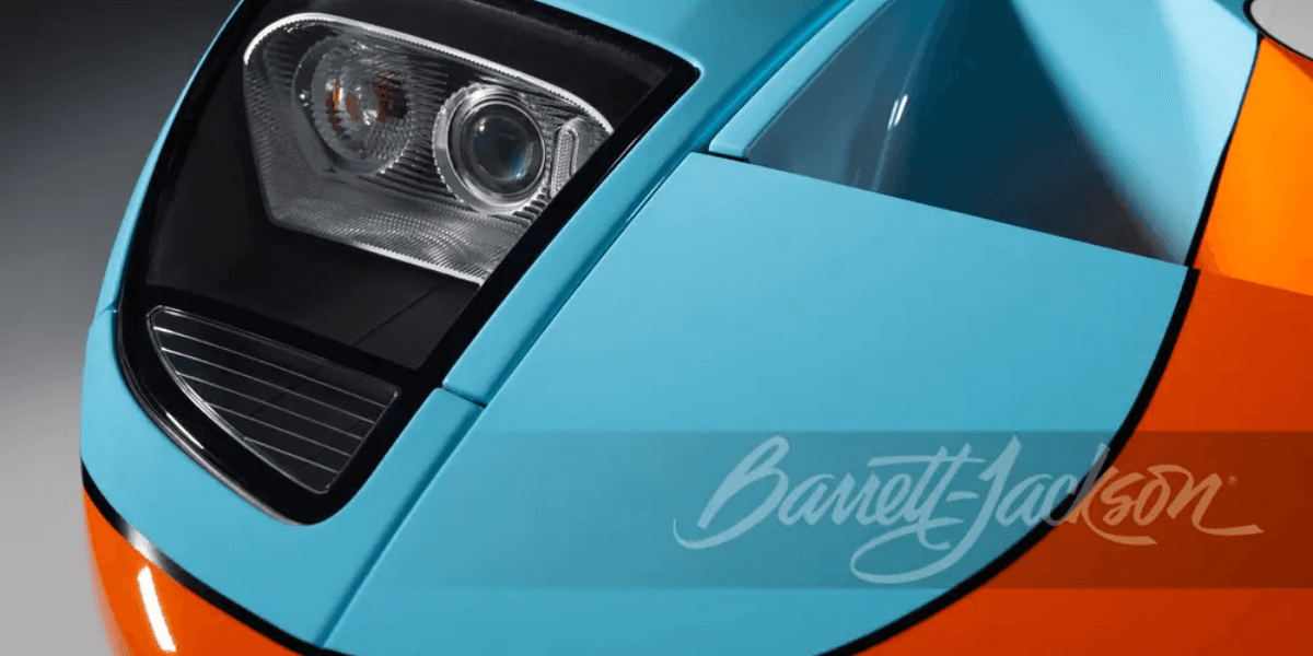 2006 Ford GT Heritage Edition is Production No. 3 till salu på auktion. (Foto: Barett-Jackson)